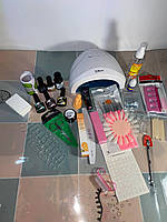 Стартовий набір Francheska для манікюру з лампою Sun One 48w