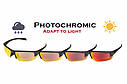 Окуляри фотохромні (захисні) Global Vision Hercules-7 Photochromic Anti-Fog (G-Tech™ red), фотохромні дзеркальні червоні, фото 8