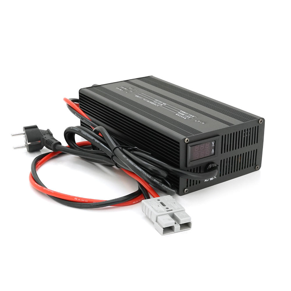 Зарядний пристрій для акумуляторів LiFePO4 12V(14,6V),4S,40A, роз'єм anderson,235x125x68mm, фото 1