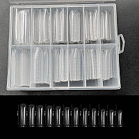 Верхні форми для нарощування нігтів Francheska №6 у контейнері, 120 шт./уп.