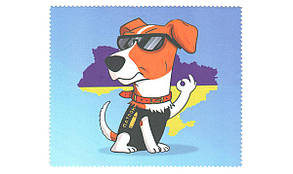 Серветка для окулярів мікрофібра з малюнком (Пес Патрон)