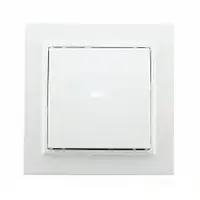 Вимикач 1 вбудований Milana GISelt, білий G8001