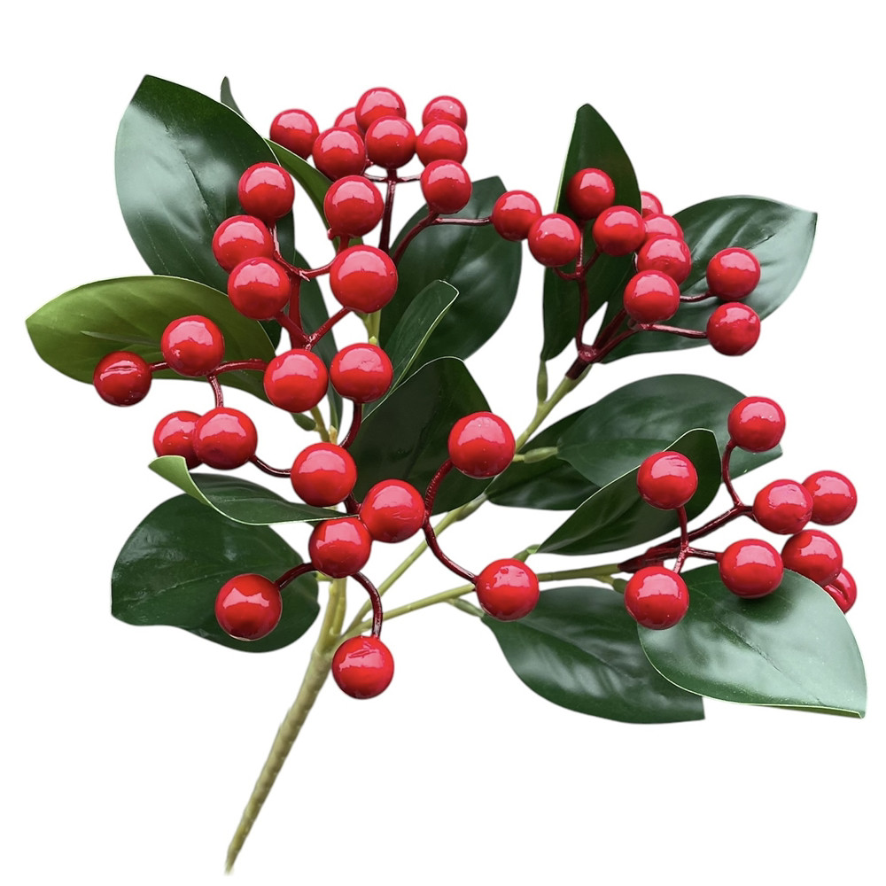 Куст ягоди калини червоної 30 см силікон, фото 1