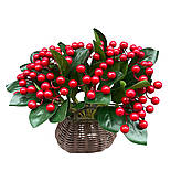 Куст ягоди калини червоної 30 см силікон, фото 2