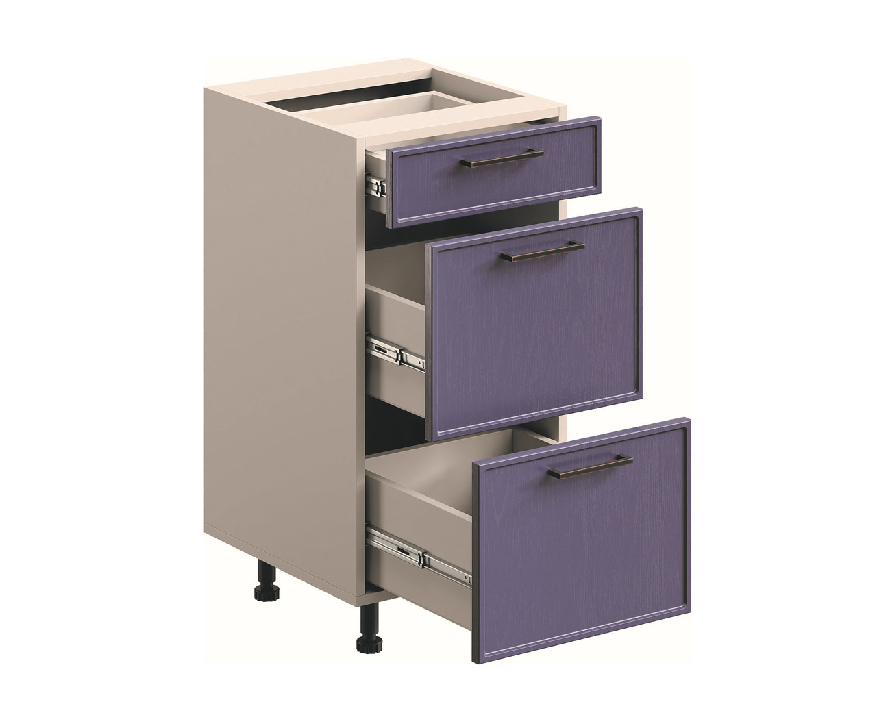 Нижня Н 40Ш FAVORIT кухонна шафка Аріель, 1 кат. СМ МДФ, фото 1