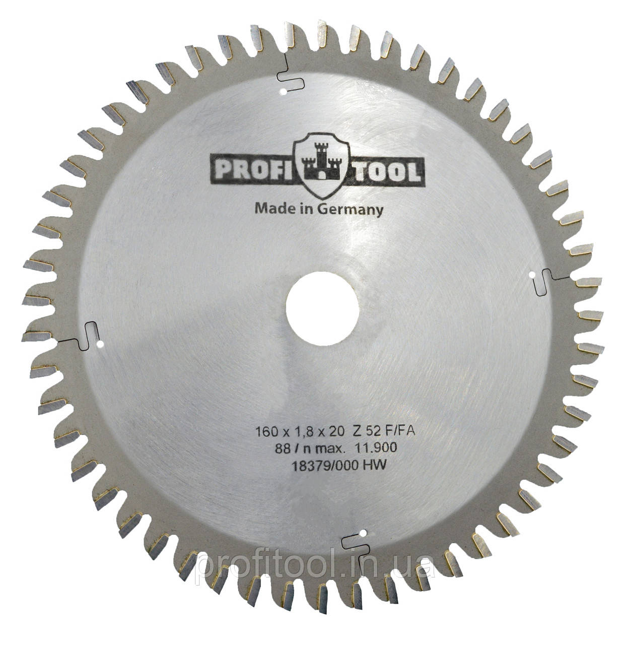 Диск пиляльний PROFITOOL - HW 160х1,8х1,2х20 мм F/FA-52 (2116021), фото 1