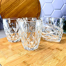 Набір склянок 240 мл 6 шт Прозорий Вінтаж, фото 5