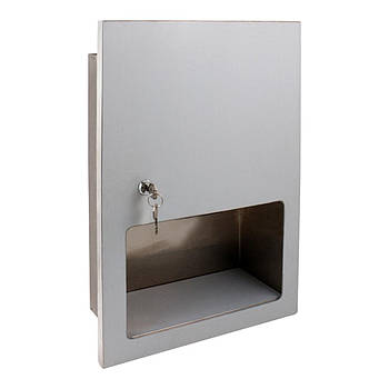 Роздавальник складн. паперов. рушників нерж., 400 аркушів AE-5014