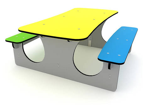 Дитячі лавки та столики