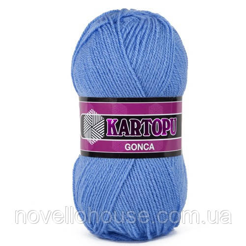 Kartopu GONCA (Картопу Гонка) № 535 сапфір (Пряжа 100% акрил, нитки для в'язання)