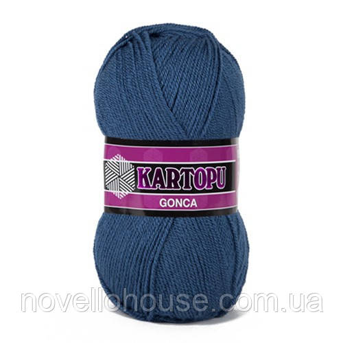 Kartopu GONCA (Картопу Гонка) № 650 джинс (Пряжа 100% акрил, нитки для в'язання)