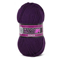 Kartopu GONCA (Гонка) № 721 темно-фіолетовий (Пряжа 100% акрил, нитки для в'язання)