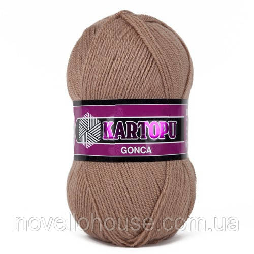 Kartopu GONCA (Картопу Гонка) № 885 карамель (Пряжа 100% акрил, нитки для в'язання)