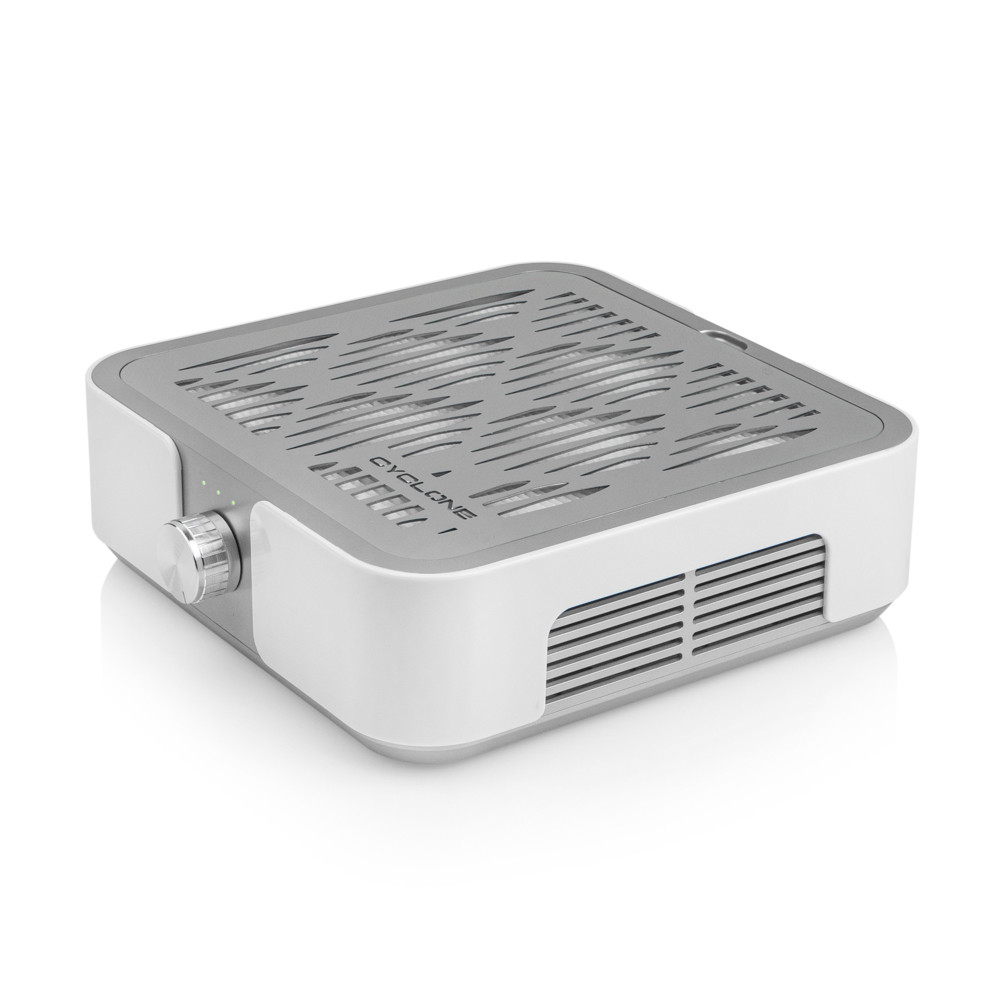 Витяжка CYCLONE X3 SILVER з НЕРА-фільтром 72W для манікюру та педикюру