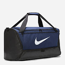Спортивна сумка для тренувань міська дорожня сумка для речей Nike Brasilia 9.5 M Duffel 9.5 60L синя, фото 4