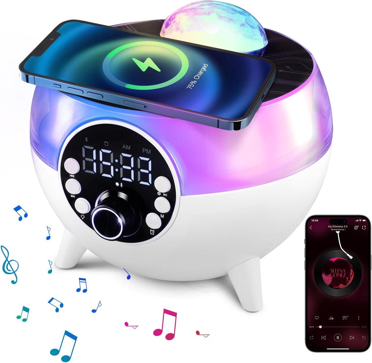 Бездротова Bluetooth колонка та музична диско куля BT-2203