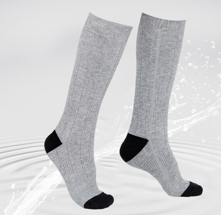 Шкарпетки з підігрівом ZBHSWZ04 сірі з блоком 4000, фото 1