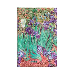 Тижневик Paperblanks 2025 Ван Гог Іриси кишеньковий 10х14 см (9781408757598)