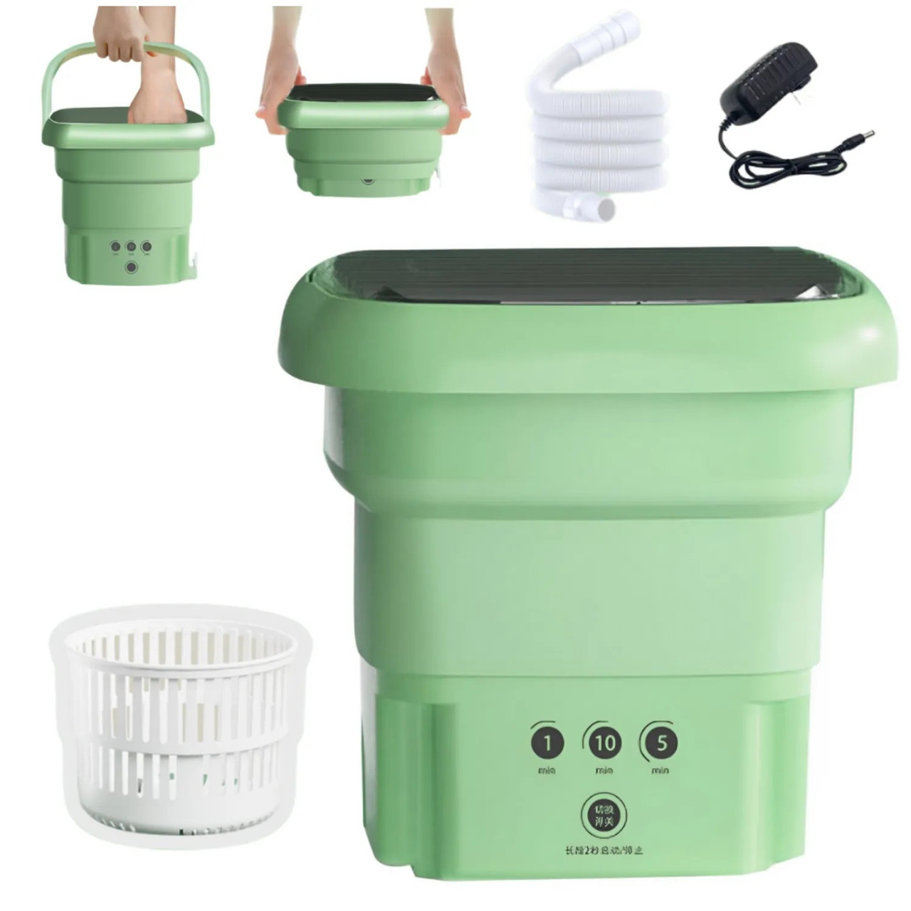 Портативна пральна машина міні складана, фото 1
