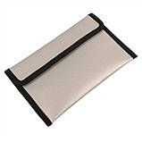 Вогнестійка сумка конверт для документів 20x13 см, фото 10