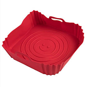 Силіконова форма для аерогрилю універсальна 18,5 х18,5х7,5 см