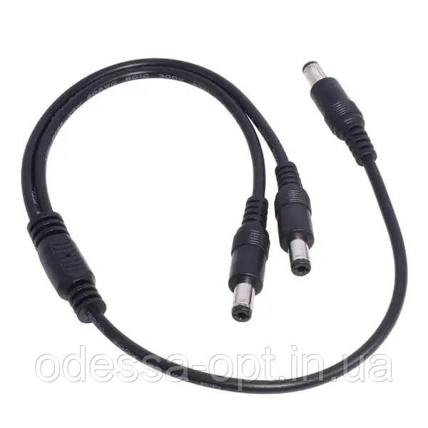 Кабель живлення розгалужувач для роутера DC 5.5x2.5 to 2 DC 5.5x2.5 62 см. для UPS