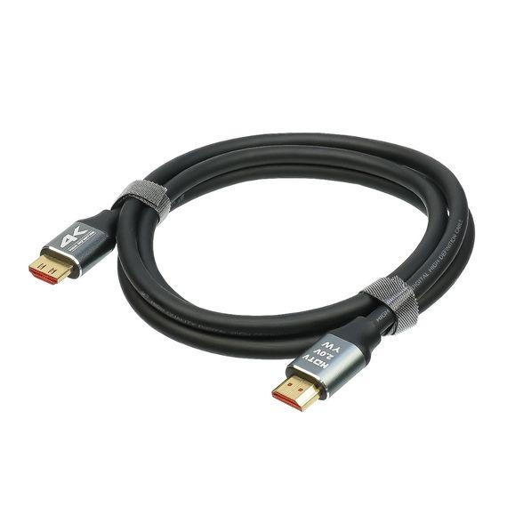 HDMI кабель 2.0V 4K 3840P з позолоченими конекторами 3m (Чорний)