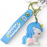 Брелок Єдиноріг блакитний