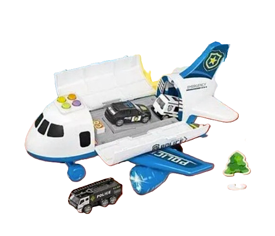 Ігровий набір літак-гараж «Police Air Craft» HS 8009 С.