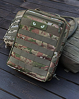 Тактический рюкзак на плитоноску мультикам 8 литров под гидратор, Военный рюкзак молли на бронежилет