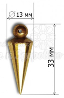 Маятник біолокаційний латунь
