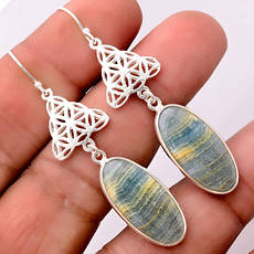 Арагоніт сережки