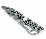 Емблема напис 4WD Full Time для Toyota хром 157х29 мм (на скотчі) B0BPFH9J1X, фото 4