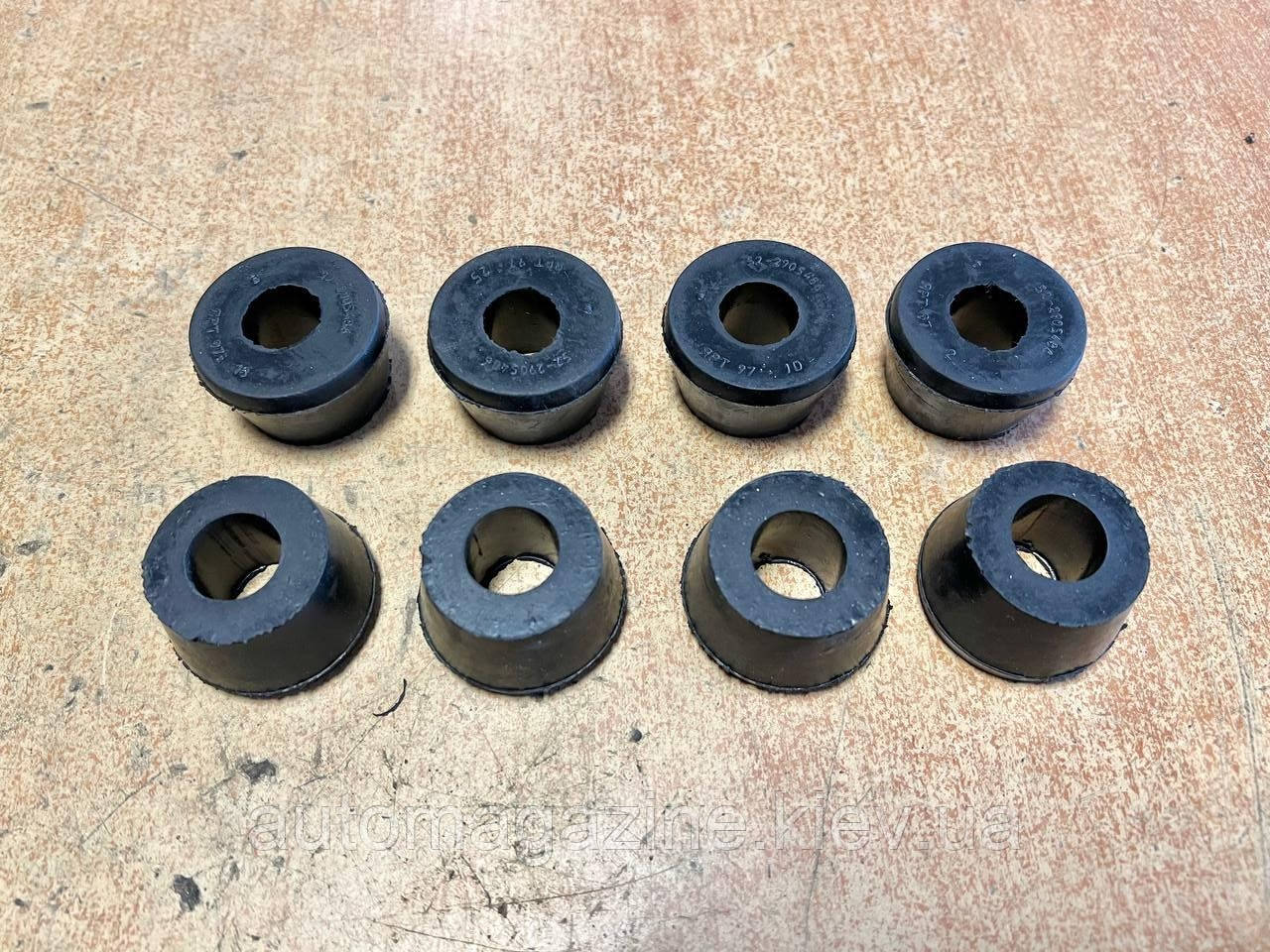 Втулка амортизатора старого зразка ГАЗ 53, 3307, Валдай, УАЗ (комплект), фото 1