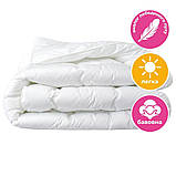 Ковдра TM Ideia Super Soft Premium з аналогом лебединого пуху літня 140*210 см перкаль, фото 2