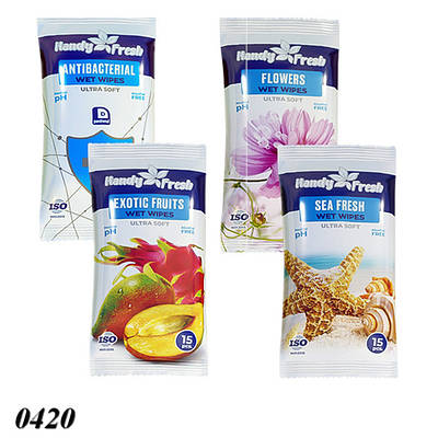 Вологі серветки Handy Fresh 15 шт (20шт)