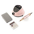Фрезер для манікюру Bucos Nail Drill X2 PRO, 65 Вт, 35 000 об/хв BLUSH PINK, фото 2