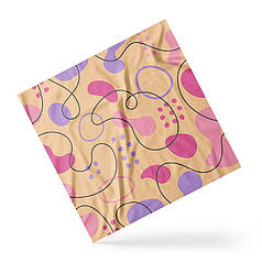 Хустка на голову і шию «Абстрактні рожеві візерунки. Abstract pink patterns»