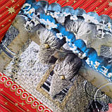 Скатертина Різдвяна 145x220 см | Новорічна скатерка | Святкова зимова скатертина, фото 4