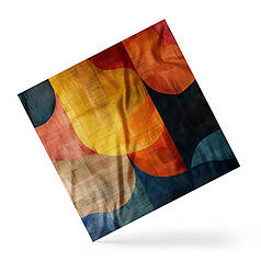 Хустка на голову і шию «Абстракція. Художня картина. Abstraction. Artistic picture»