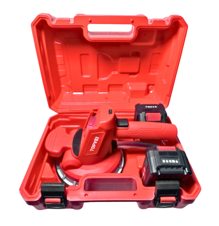 Віброприсоска для плитки TOPVEI RED V10-2ак 4A/h 21v (V10-2red)+ КЕЙС, фото 1
