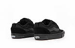 Зимові кеди Vans KNU з хутром чоловічі та жіночі теплі ванс кну чорні, фото 5