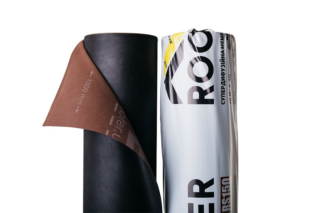 ROOFER RS150 Мембрана супердифузіону паропроникна (70 м кв.) шир.1,6м