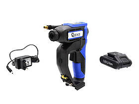 Аккумуляторний бездротовий компресор 12V LCD 150PSI, Беспроводний компресор Geko G80652