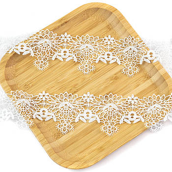 Біле мереживо 50мм відріз 1м MER100