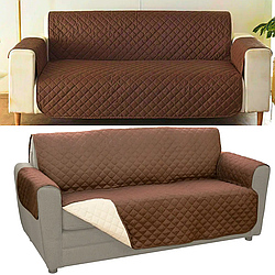 Двостороннє покривало на диван 240 х 170 см стьобане, Couch Coat / Накидка на диван