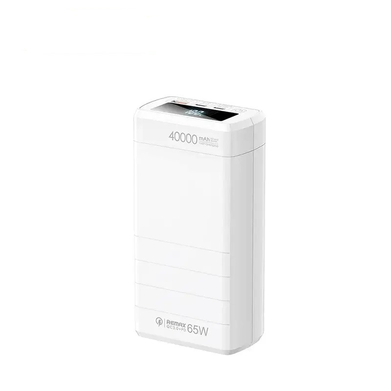 Зовнішній акумулятор Power Bank REMAX RPP-310 40000mAh 65W PD+QC Білий