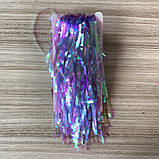 Дощик для фотозони 1 м на 1 м перламутрово-фіолетовий, фото 3