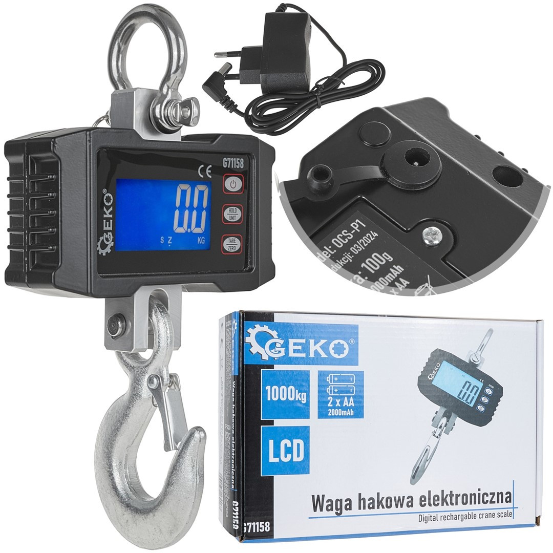 Ваги для навантажувачів Geko G71158 електронні ваги для складу, фото 1