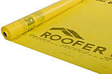 ROOFER Н80 Мембрана гідроізоляційна двошарова (70 м кв.) шир.1,6 м ( ЖІЛТАЯ), фото 3